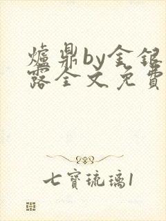 炉鼎by金银花露全文免费阅读笔趣阁