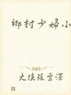 乡村少妇小说