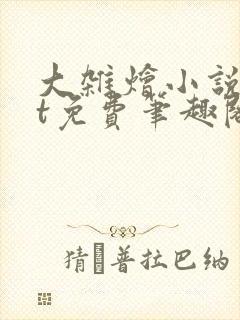 大杂烩小说txt免费笔趣阁