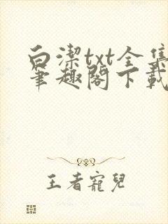 白洁txt全集笔趣阁下载