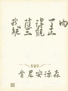 我获得了肉禽系统三观正