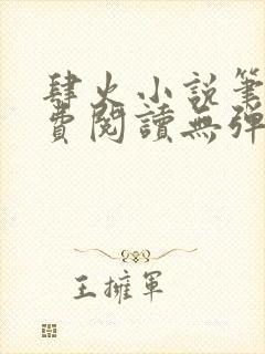 肆火小说笔趣免费阅读无弹窗