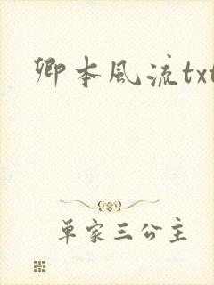 卿本风流txt