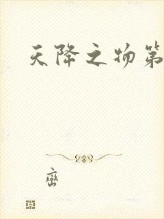 天降之物第一季