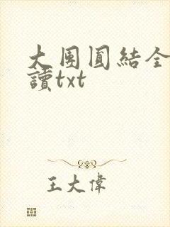 大团圆结全文阅读txt