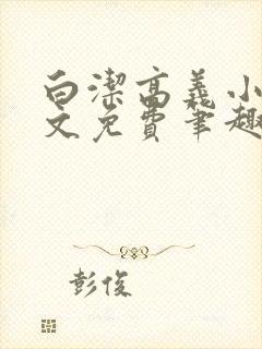 白洁高义小说全文免费笔趣阁阅读高