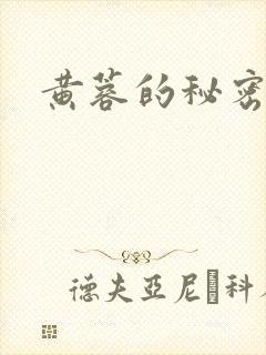黄蓉的秘密