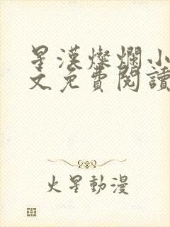 星汉灿烂小说全文免费阅读