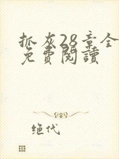 抓灰28章全部免费阅读