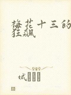梅花十三的乳液狂飙
