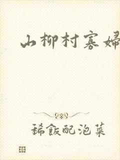 山柳村寡妇情史