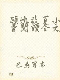 顾帆苏夏小说免费阅读全文