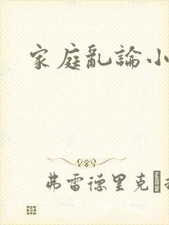 家庭乱论小说