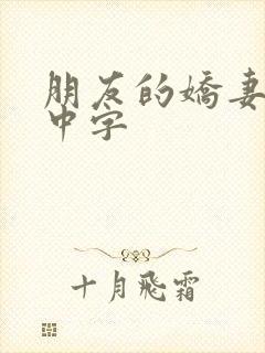 朋友的娇妻hd中字