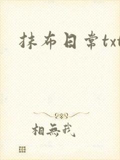 抹布日常txt