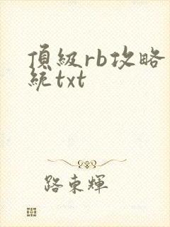 顶级rb攻略系统txt