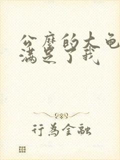 公么的大龟强大满足了我