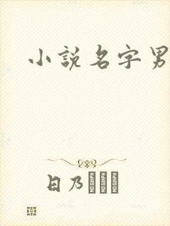 小说名字男生