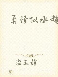 柔情似水赵雅儿