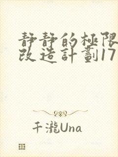 静静的极限自我改造计划17