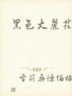 黑色大丽花图片