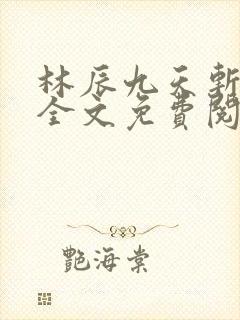 林辰九天斩神诀全文免费阅读笔趣阁