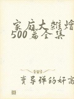 家庭大杂烩小说500篇全集