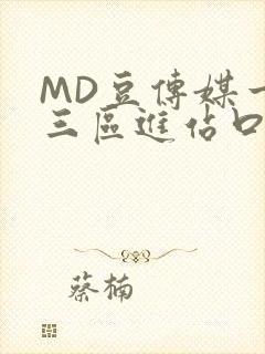 MD豆传媒一二三区进站口