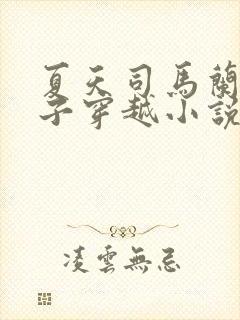 夏天司马兰九皇子穿越小说笔趣阁