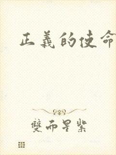 正义的使命小说