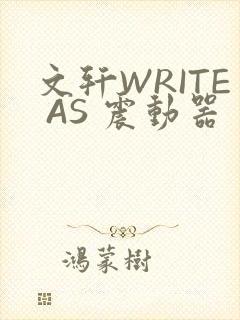 文轩WRITE AS 震动器