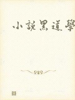小说黑道学生