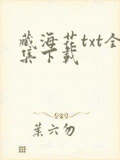 藏海花txt全集下载