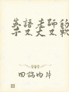 英语老师的小兔子又大又软