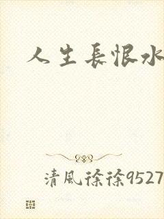 人生长恨水长东