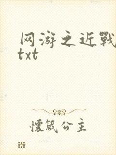 网游之近战法师txt