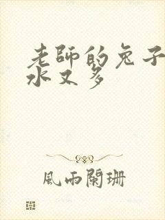 老师的兔子又软水又多