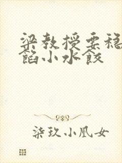 梁教授要稳住肉馅小水饺