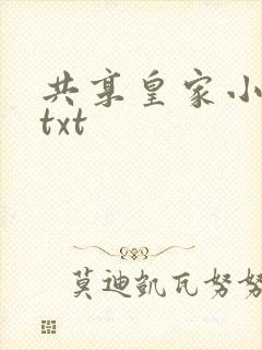 共享皇家小公主txt