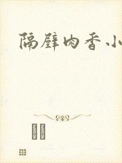隔壁肉香小说