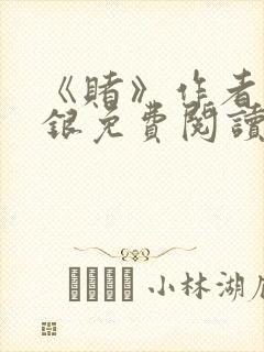 《赌》作者木口银免费阅读