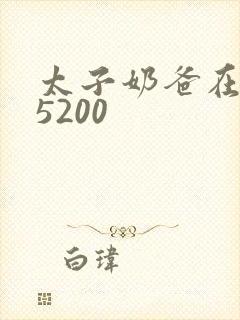 太子奶爸在花都5200