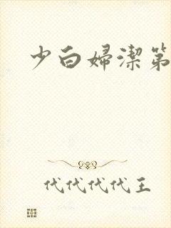 少白妇洁第二部