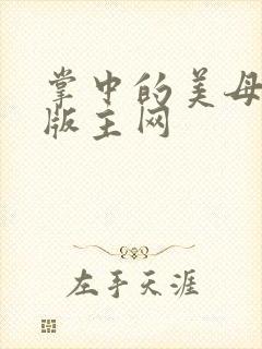 掌中的美母第一版主网