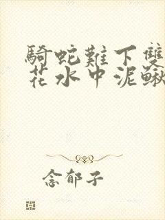 骑蛇难下双金银花水中泥鳅双男主