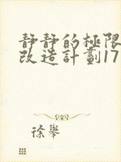 静静的极限自我改造计划17