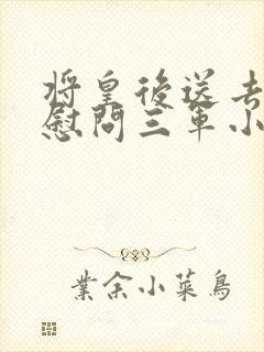 将皇后送去军营慰问三军小说