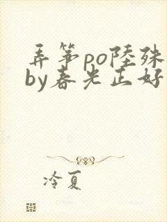 弄筝po陆殊词by春光正好