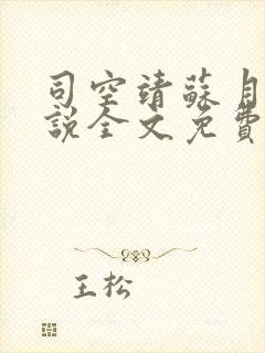 司空靖苏月汐小说全文免费阅读