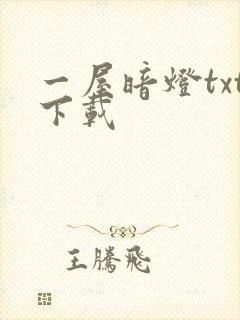 一屋暗灯txt下载